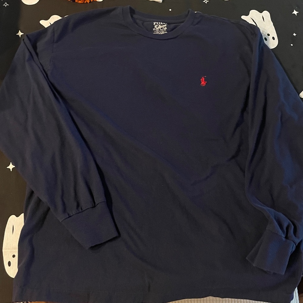 Polo Ralph Lauren Navy Long Sleeve Shirt